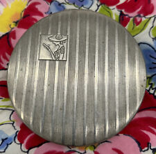 Vintage Tre-Jur Vanity for Loose Powder, Compact, Silver picture