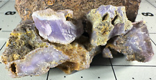 ➤ 24 Grams of HOLLY BLUE AGATE GEMSTONES Rough - Sweet Home Oregon VIDEO➤478 picture