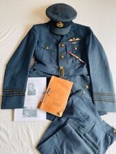 WWII Full RAF Named Squadron Leader Wartime Uniform Set DFC, MID picture