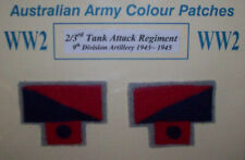WW2 AUSTRALIAN ARMY COLOUR PATCHES ANY UNIT - set of 3 COMPLICATED DESIGN REPRO picture