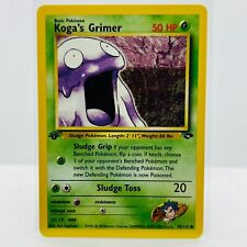 Pokémon Koga's Grimer 1st Edition 78/132 Gym Challenge Common Card NM-MT picture