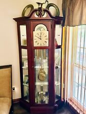 Timeless Elegance: Limited Edition Ridgeway Canted-End Curio Grandfather Clock picture
