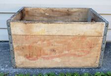 Vintage Wood Drink Pepsi-Cola Soda Pop Bottle Crate Elmira NY Advertising Box picture