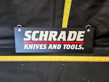 Vintage Shrade Knife Tool Dealer Retail Sign Hanging NO CHAIN Ready2Display picture
