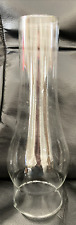 Vintage Oil Lamp Glass Chimney Globe 10 IN TALL  3 IN  FITTER replacement picture