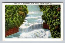 Tahquamenon Falls MI-Michigan, Northern Michigan Niagara, Vintage Postcard picture