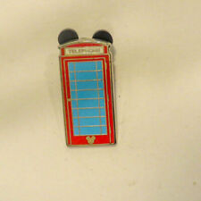 Disney United Kingdom Phone Booth Hidden Mickey Pin picture