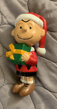 Peanuts Kurt Adler Charlie Brown W/ Present 4.5” Christmas Ornament 2001 READ picture