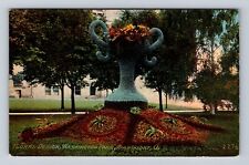 Sandusky OH-Ohio, Floral Design, Washington Park, Antique, Vintage Postcard picture