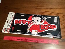 Betty Boop License Plate Metal Sealed 12” X 6” New picture