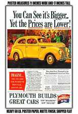 11x17 POSTER - 1939 Plymouth Roadking Two Door Touring Sedan picture
