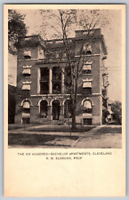 Cleveland, Ohio - Bachelor Apartments - The Six Hundred - Vintage Postcard picture