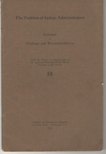 VTG 1928 BOOK PROBLEM OF INDIAN ADMINISTRATION SUMMARY, FINDINGS MERIAM REPORT picture