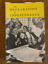 1956 The Declaration Of Independence Booklet 19 Pgs John Hancock Mutual Life Ins picture