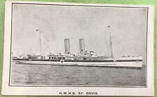 WW2 Medical Hospital Ship H.M.H.S. St. David England  Vintage Postcard Sank 1944 picture