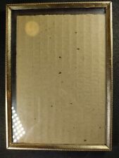 Vintage Mid Century Ornate Gold Tone Brass Metal Picture Frame, 5x7 picture