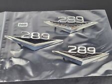3EA 1963 1964 1965 1966 Ford Mustang 289 Fender Emblem C30B16C144A OEM 0445 A10 picture