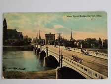 Postcard Main Street Bridge Dayton Ohio picture