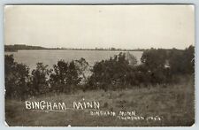 Bingham Minnesota~Is It Not, Beautiful? By Mistake, Lake is Left Out~1907 RPPC picture