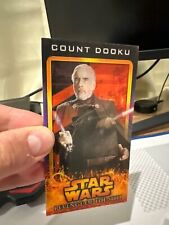 STAR WARS TOPPS REVENGE OF THE SITH WIDEVISION FLIXPIX 8 OF 10 Count Dooku picture