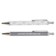 Refillable Medium Black Ink Ballpoint Pen 2 in x 6.75 in Storyteller Pack of 3 picture