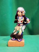 Plains Indian Beaded  Leather Doll - Lovely picture