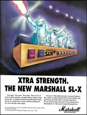 1993 Marshall SL-X JCM 900 SLX guitar amplifier advertisement print 8x11 amp ad  picture