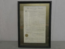 1887 St. Andrew’s Bay Railroad Land & Mining Co, Michigan Property Warranty Deed picture