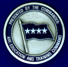 USAF AETC Air Education Training Command Commanding General Challenge Coin Z-2 picture