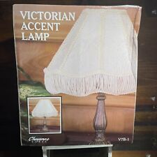 Cheyenne Victorian Style Accent Lamp Vintage Fringed Shade New In Box picture