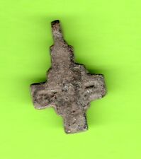 Russia Kiev type Bronze Cross Pendant Viking time 10-12th ca 1100 AD RARE 417 picture