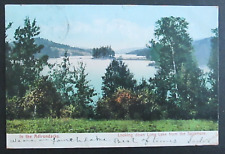 Looking Down Long Lake From Sagamore Bolton Landing NY Posted UDB Postcard picture