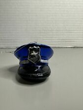 Police Blue Hat Cap Christmas Ornament picture