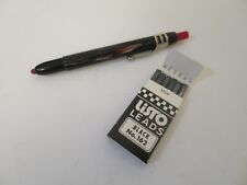 Vintage Marbelized LISTO #1620 Grease Marking Pencil w 6 NEW Black No. 162 Lead picture