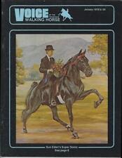 Voice of Tennessee Walking Horse Magazine January 1978 Sun Eden's Super Sonic picture