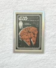 2021 Topps Chrome Star Wars Galaxy Vintage Star Wars Millennium Falcon #V-1 picture