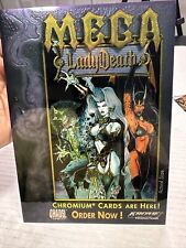 1997 Chaos Comics Mega Lady Death Large Chromium Trading Card Foil Promo picture