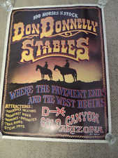 Bill Roman Signed Poster Don Donnelly Stables   23
