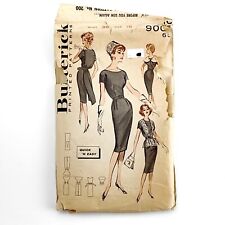 1950S HIGH FASHION BUTTERICK WIGGLE DRESS PATTERN EASY SZ 16 picture