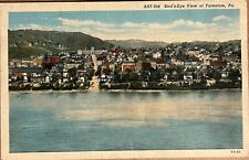 Tarentum PA Birds Eye View Allegheny River Vintage Pennsylvania Postcard c1920 picture
