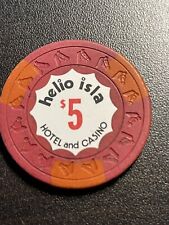 $5 Helio Isla San Juan Puerto Rico Casino Chip ISL-5 picture