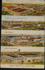 Cadillac Motor Car Co Detroit Plants Postcard picture