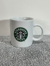 Starbucks 1999 Green Logo White Coffee Cup Mug Vintage picture