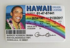 I Found Obama's Drivers License in Hawaii - Novelty McLovin - Collectors NEW WOW picture
