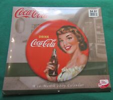 NOS 2009 Coca-Cola Coke Classic Signage 16 Month Calendar Factory Sealed picture