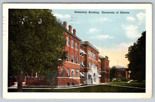 c1930s Chemistry Building University of Illinois Vintage Postcard picture