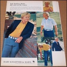 1973 Jack Nicklaus Hart Schaffner & Marx Print Ad Vintage Advertisement Golf picture