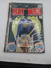 Batman 242 DC Comics 52 Page Giant Size 1st App Bruce Wayne Matches Malone 1972 picture