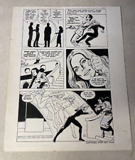 BIONIC WOMAN #2 ORIGINAL ART 1978 JAIME SOMMERS tv BIONIC JUMP ACTION KIDNAPPING picture