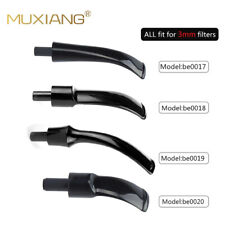 MUXIANG 4pcs Smoking Pipe Mouthpiece 3mm Filter Tobacco Pipe Stem Replacement picture